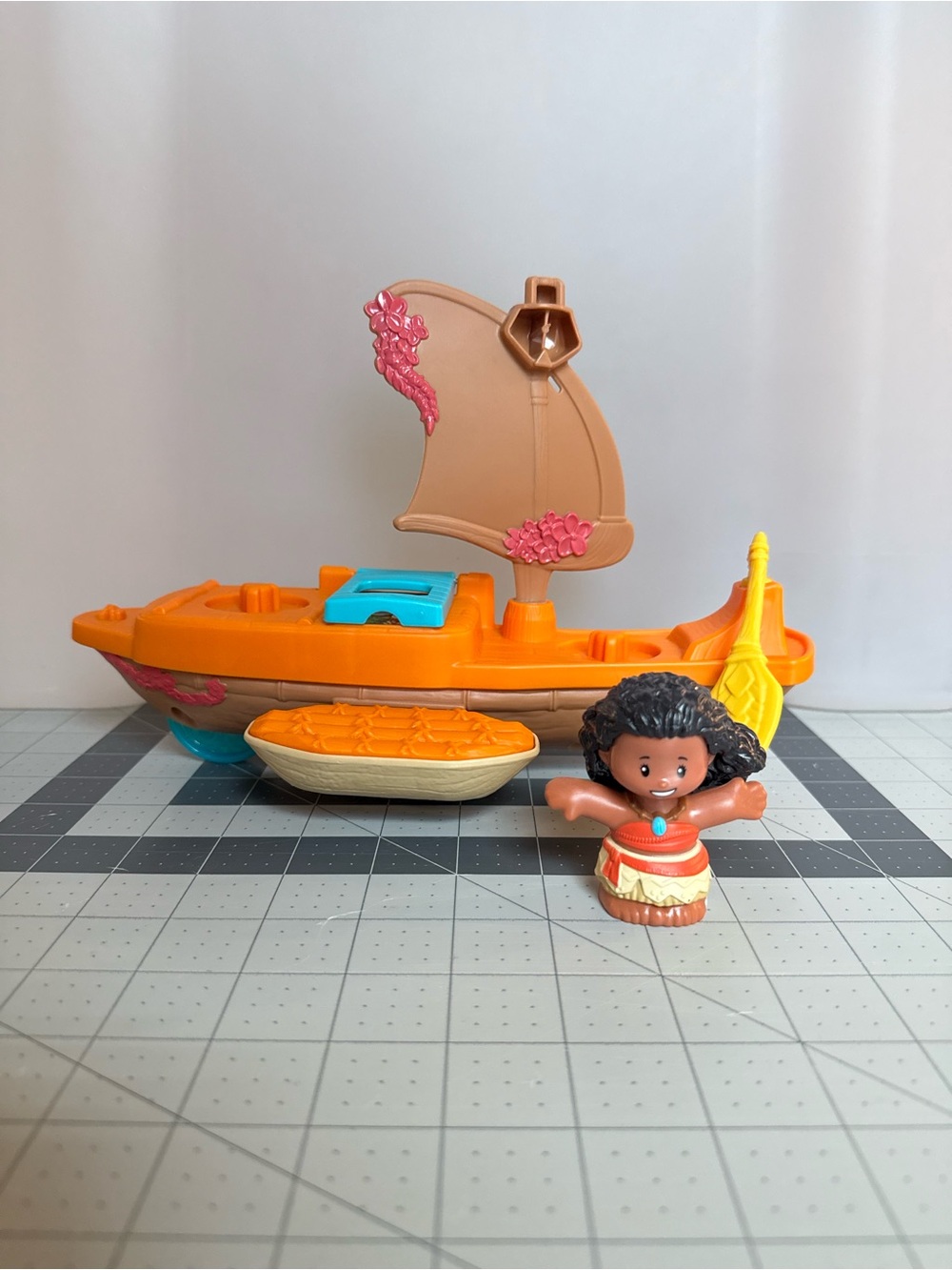 EUC Moana Little People Boat & Moana Playset